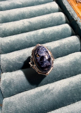 Vintage-Style Pietersite 925 Silver Ring - Storm Stone Jewelry(Hypnotic Tiger's Eye Cousin), brand: Energy, condition: New with tags, size: Adjustable, £31.99, £34.29 includes Buyer Protection