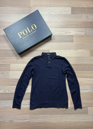 Vintage Ralph Lauren Poloshirt Langarm Lila M | Y2K Big Pony | Chiefkeef, merk: Ralph Lauren, staat: Heel goed, maat: M, € 34,99, € 37,44 inclusief Kopersbescherming