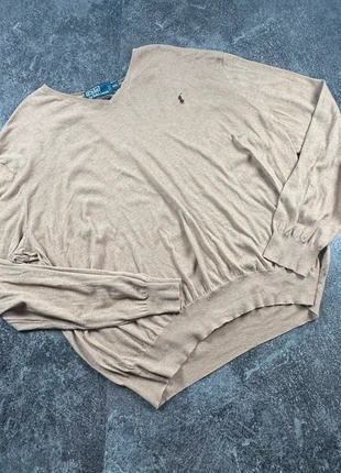 Pull Polo Ralph Lauren Homme – Beige – LogoBrodé – 100 % Coton – Taille XXL, merk: Polo Ralph Lauren, staat: Heel goed, maat: XXL, € 35,00, € 37,45 inclusief Kopersbescherming