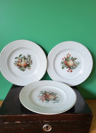 3 assiettes fruits, marque: Moulin des Loups, état: Très bon état, 8,00 €, 9,10 € Protection acheteurs incluse