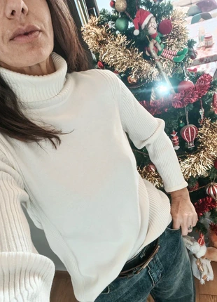 Dolcevita a costine, marca: Leo nicole, estado: Novo sem etiquetas, tamanho: L / 40 / 12, €10.00, €11.20 inclui Proteção do Comprador