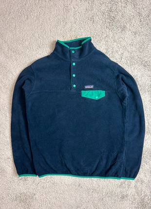 Veste Polaire Patagonia Synchilla Snap-T Bleu Marine / Vert Menthe - Taille L, marque: Patagonia, état: Très bon état, taille: L, 59,00 €, 62,65 € Protection acheteurs incluse