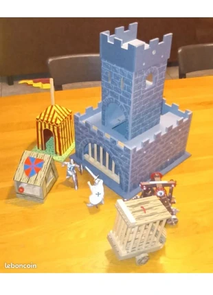 Château Fort en Bois - Jeux pour Enfant, marque: autre, état: Très bon état, taille: 4 ans / 104 cm, 15,00 €, 16,45 € Protection acheteurs incluse