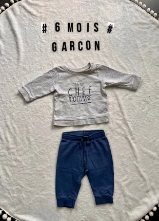 Ensemble tenue garçon 6 mois, marke: H&M, zustand: Sehr gut, größe: 6-9 Monate / 68, 2,00 €, 2,80 € inklusive Vinted-Käuferschutz