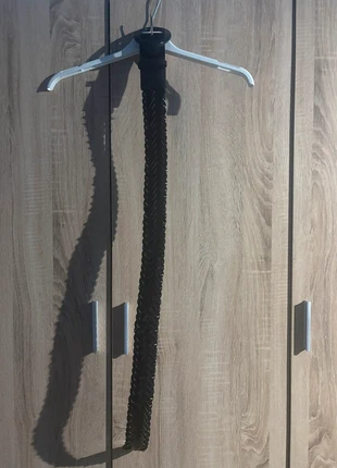 Cintura Intrecciata Lunga Nera in Finta Pelle - Stile Boho Y2k, marque: Fashion, état: Neuf sans étiquette, taille: 90 cm, 7,00 €, 8,05 € Protection acheteurs incluse