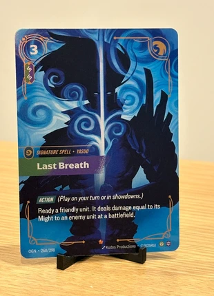 Riftbound Last Breath 260 FOIL, brand: League of Legends, condition: Like new, €7.00, €8.05 includes Buyer Protection