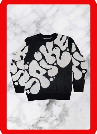 Pull y2k vintage noir avec motif blanc S, marque: y2k, état: Neuf sans étiquette, taille: S, 30,00 €, 32,20 € Protection acheteurs incluse