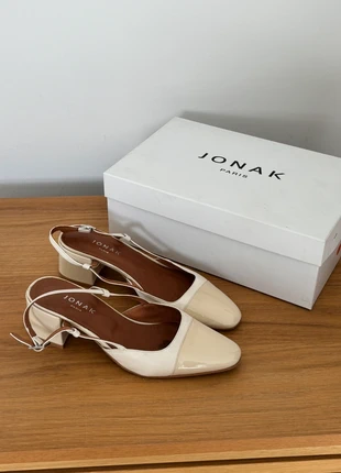 Slingback jonak blanche 37, brand: Jonak, condizioni: Ottime, taglia: 37, €70.00, €74.20 include la Protezione acquisti