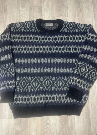 Pull vintage jacquard bleu marine violet motif nordique David Taylor homme L, marque: Vintage Dressing, état: Très bon état, taille: L, 39,90 €, 42,60 € Protection acheteurs incluse