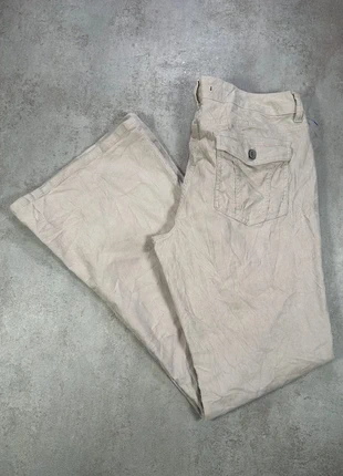 Pantalon Vintage En Velours Côtelé / Corduroy Gap beige texture subtile, coupe taille 12, marque: GAP, état: Très bon état, taille: XXL / 44 / 16, 20,00 €, 21,70 € Protection acheteurs (Pro) incluse