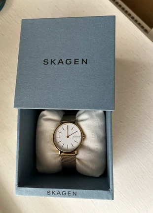 Horloge goud Skagen, merk: Skagen, staat: Goed, maat: Universele maat, € 9,00, € 10,15 inclusief Kopersbescherming