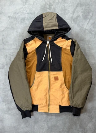 Reworked Multicolor Workwear Hoodie Jacket – Carhartt Style Vintage Duck, marque: Re-Worked, état: Très bon état, taille: L, 38,25 €, 40,86 € Protection acheteurs incluse