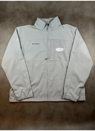 Veste softshell Columbia gris logo brodé workwear full zip à col - XL, marque: Columbia, état: Très bon état, taille: XL, 20,00 €, 21,70 € Protection acheteurs (Pro) incluse