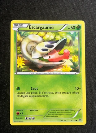 Escargaume 8/111, brand: Pokémon, condition: Good, €1.00, €1.75 includes Buyer Protection