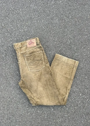 Pantalon en velours côtelé/corduroy lucchini coupe large vintage kaki - Taille 36x28, brand: Vintage Dressing, condition: Very good, size: W36, €15.00, €16.45 includes Buyer Protection Pro