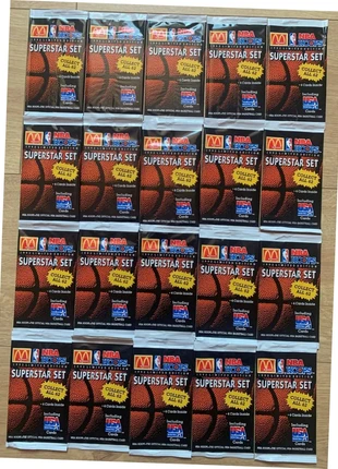 📦 Lot de 20 Boosters NBA Hoops 1992 – Limited Edition Superstar 🏀 (4 cartes par pack), brand: NBA hoops, condizioni: Nuovo con cartellino, €55.00, €58.45 include la Protezione acquisti Pro