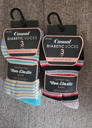 Ladies diabetic socks size 4-8 brand new, brand: cotton rich, condition: New with tags, size: M | 6-9.5, £5.00, £5.95 includes Buyer Protection