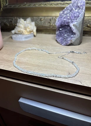 Collier en perles d’aiguë marine facettées de qualité AAA et acier inoxydable anti allergène, marca: Aquamarine, estado: Muy bueno, 48,00 €, 51,10 € Protección al comprador incluida