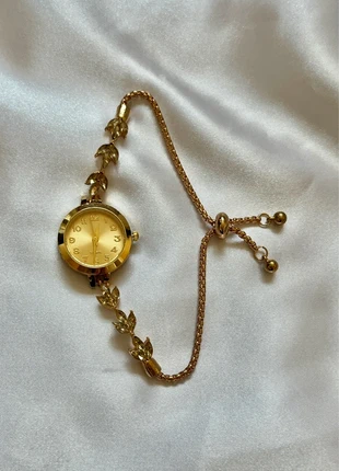 goldene armbanduhr mit kristallglieder – elegant, vintage, y2k aesthetic, brand: Vintage Love, condizioni: Nuovo senza cartellino, taglia: Taglia unica, €17.00, €18.55 include la Protezione acquisti