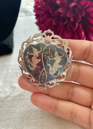 Broche vintage en argent sterling Siam., brand: argent sterling, condition: Very good, €40.00, €42.70 includes Buyer Protection