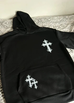 Sweat a capuche noir - gothique y2k aesthetic, brand: Aesthetic, condizioni: Nuovo senza cartellino, taglia: M, €23.80, €25.69 include la Protezione acquisti