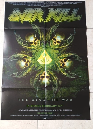 Overkill wings of war promo poster, brand: overkill, condition: Very good, €10.00, €11.20 includes Buyer Protection