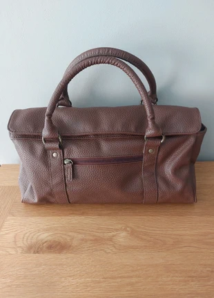 Per Una Brown Faux Leather Magnetic Close Handbag, brand: Per Una, condition: Very good, £15.00, £16.45 includes Buyer Protection