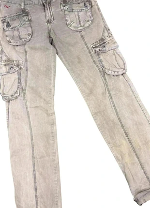 Black De La Rosa – Pantalon cargo Y2K - 100 % coton - Taille 36, marca: Black De La Rosa, estado: Muy bueno, tamaño: S / 36 / 8, 27,00 €, 29,05 € Protección al comprador incluida