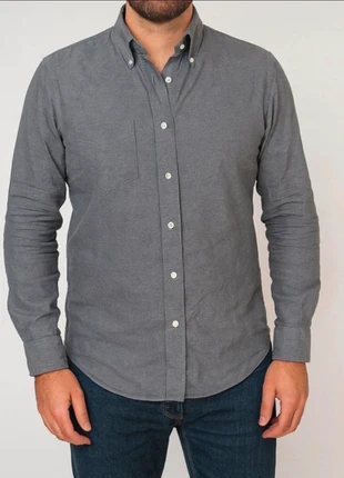 🩶 Chemise grise élégante Regent Street – 100% coton, haute qualité Taille M, brand: Street, condizioni: Ottime, taglia: M, €5.00, €5.95 include la Protezione acquisti