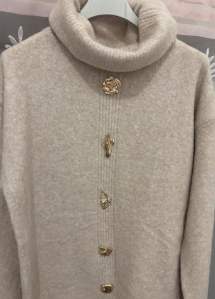 Pull Col roulé Beige - Lovena Paris -, marke: Boutique Parisienne, zustand: Neu, mit Etikett, größe: Einheitsgröße, 28,00 €, 30,10 € inklusive Vinted-Käuferschutz