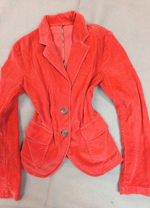 Vintage Sisley Coral Corduroy Blazer, brand: Vintage Dressing, condition: Very good, size: M / 38 / 10, €12.00, €13.30 includes Buyer Protection
