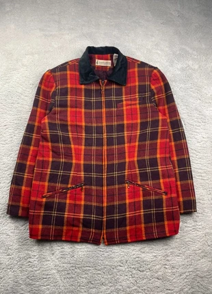 Veste Flanelle Vintage Laine à carreaux/rayé Noir/Rouge/Orange Marsh Landing Taille S Femme, marque: Marsh landing, état: Très bon état, taille: S / 36 / 8, 60,00 €, 63,70 € Protection acheteurs (Pro) incluse