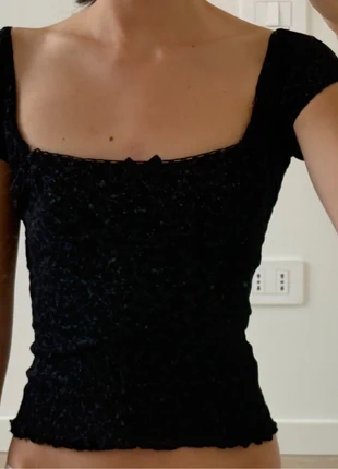 vintage square neck black top, brand: Vintage Love, condizioni: Buone, taglia: XS / IT 38 / EU 34, €10.00, €11.20 include la Protezione acquisti