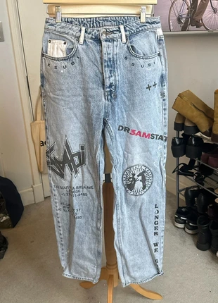 Denim patterned jeans, brand: Ksubi, condition: Very good, size: M / 10, £10.00, £11.20 includes Buyer Protection