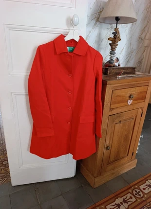 Veste Benetton femme orange Neuve 100% coton, brand: United Colors of Benetton, condition: New with tags, size: S / 36 / 8, €26.00, €28.00 includes Buyer Protection