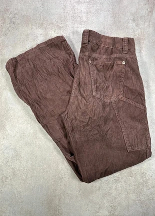 Pantalon Vintage En Velours Côtelé / Corduroy Jcrew brun texturé ample taille 12, brand: Vintage Dressing, condition: Very good, size: XL / 42 / 14, €10.00, €11.20 includes Buyer Protection Pro