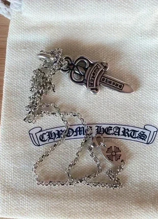 Superbe dague chrome hearts plaquée ARGENT avec pochon tissu, marque: CHROME, état: Neuf sans étiquette, 13,90 €, 15,30 € Protection acheteurs incluse