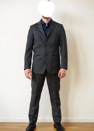 Ensemble costume Molinel gris foncé – Taille M, merk: molinel, staat: Heel goed, maat: M, € 20,00, € 21,70 inclusief Kopersbescherming