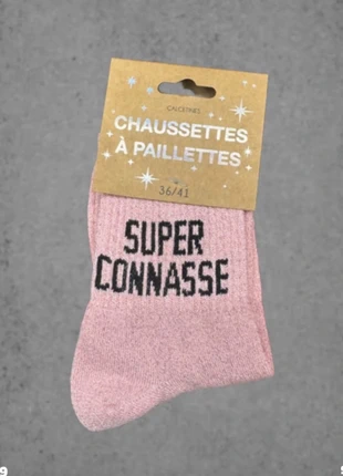 Chaussettes à paillettes (neuve) femme fille idée cadeau noël, marque: Fashion Style, état: Très bon état, taille: Taille unique, 3,80 €, 4,69 € Protection acheteurs (Pro) incluse