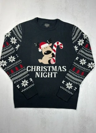 Pull de Noël The People Rep L Bleu Marine Motif Festif Hiver Chaud et Confortable Unisexe, marque: The People Rep., état: Très bon état, taille: L, 15,00 €, 16,45 € Protection acheteurs incluse