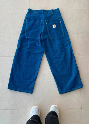 Blue Carhartt Baggy Pants with Logo Patch – Durable Streetwear Style 🎴, marque: Carhartt, état: Très bon état, taille: M, 48,00 €, 51,10 € Protection acheteurs incluse