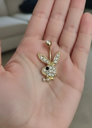Piercing Nombril Lapin Playboy Bijou Strass Doré Or Sensationnel Pendentif Chic, brand: Playboy, condition: New with tags, €6.87, €7.91 includes Buyer Protection Pro
