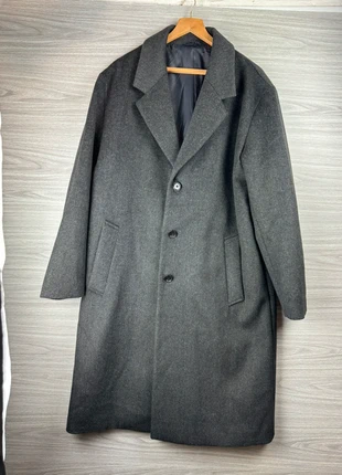 NEXT Men's Charcoal Grey Wool Blend Overcoat Size L (42-44 in), brand: Next, condition: Very good, size: L, £50.00, £53.20 includes Buyer Protection