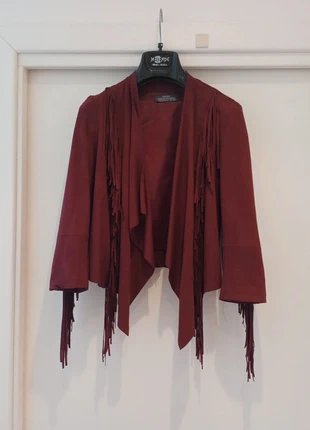 Giacca Bershka Xs borgogna, marca: Bershka, estado: Novo sem etiquetas, tamanho: XS / 34 / 6, €8.00, €9.10 inclui Proteção do Comprador