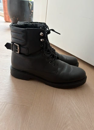 Van Haren bikerboots biker boots enkellaarzen dames maat 40 zwart echt leer, marque: Van haren, état: Bon état, taille: 40, 10,00 €, 11,20 € Protection acheteurs incluse