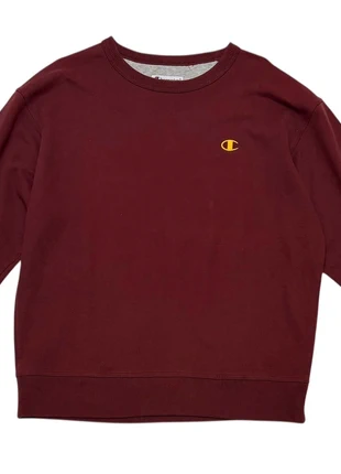 Sweat Champion crewneck bordeaux logo brodé, marque: Champion, état: Très bon état, taille: L, 25,00 €, 26,95 € Protection acheteurs (Pro) incluse