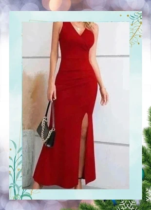 🍭Divino Vestido largo de noche, fiesta, cóctel en rojo, brand: Laughido, condizioni: Nuovo con cartellino, taglia: XS / IT 38 / EU 34, €54.00, €57.40 include la Protezione acquisti