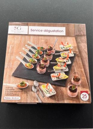 Service de dégustation, marke: Secret de Gourmet, zustand: Neu, mit Etikett, 10,00 €, 11,20 € inklusive Vinted-Käuferschutz