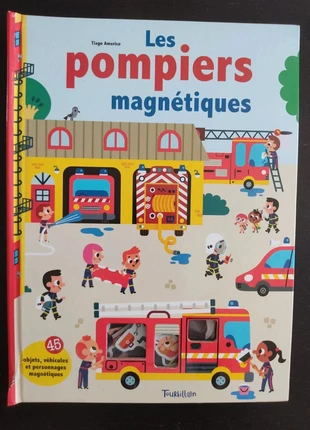 Livre jeu Les Pompiers magnétiques, marca: Tourbillon, estado: Muito bom, tamanho: 3 anos / 98 cm, €7.00, €8.05 inclui Proteção do Comprador