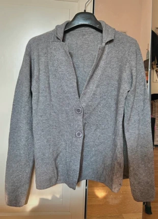 Cardigan grigio con colletto, condizioni: Nuovo senza cartellino, taglia: S / IT 40 / EU 36, €4.99, €5.94 include la Protezione acquisti